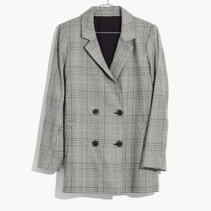 Women's Plaid Blazer